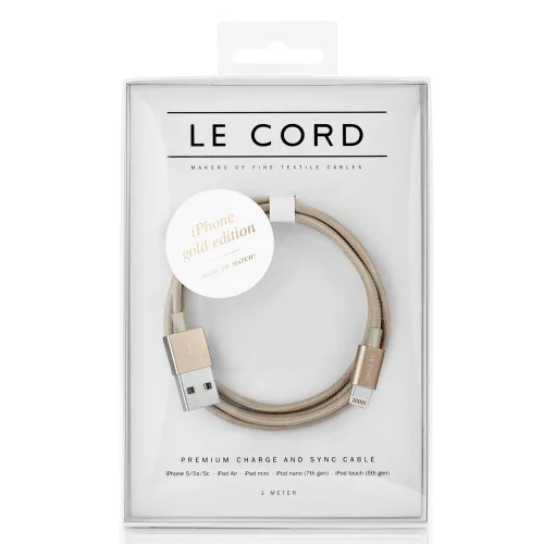 Le Cord - Solid Gold - 1 Meter