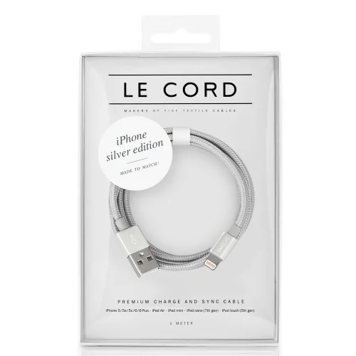 Le Cord - Solid Silver - 1 Metre