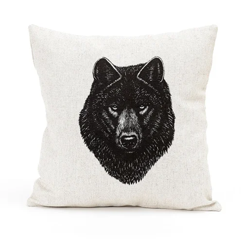 Nice to Have - Gray Wolf Pillow