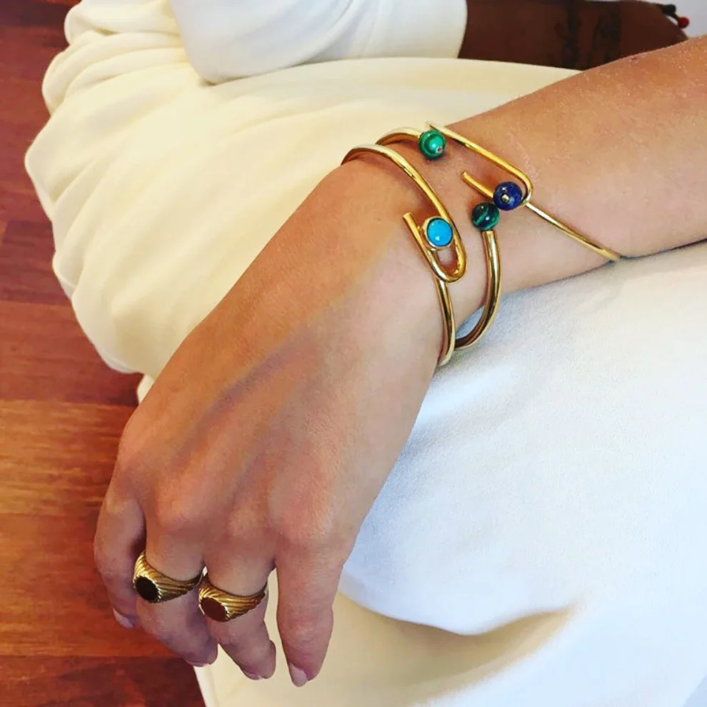 [Add]Tension - J Bracelet Turquoise