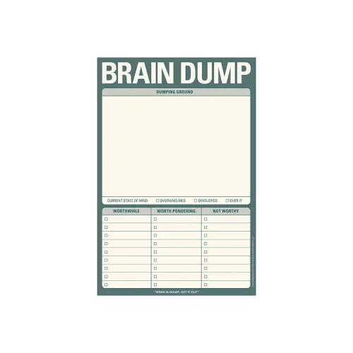 Knock Knock - Brain Dump Pad