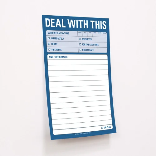 Knock Knock - Great Big Sticky Notes - Deal Wıth Thıs