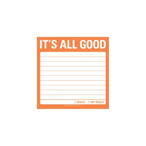 Knock Knock - It's All Good - Sticky Note