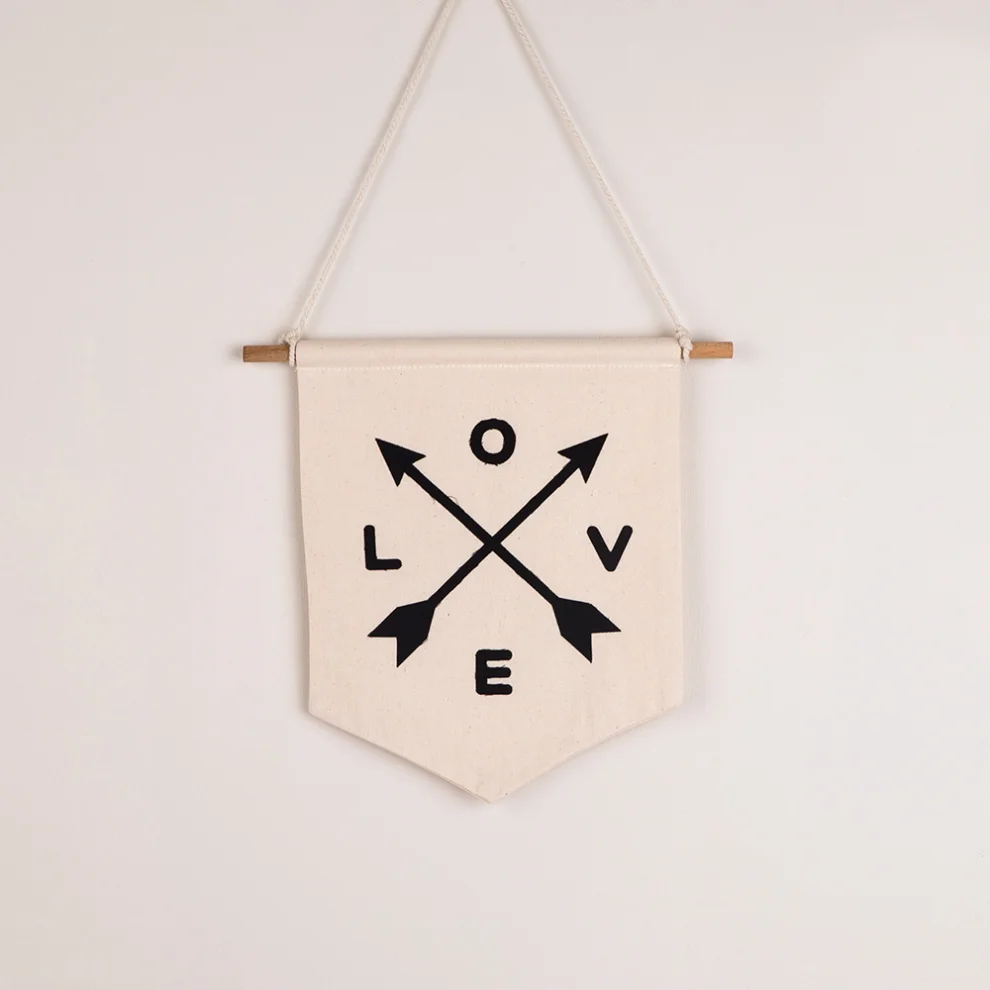 Figg - Love Pennant Flag