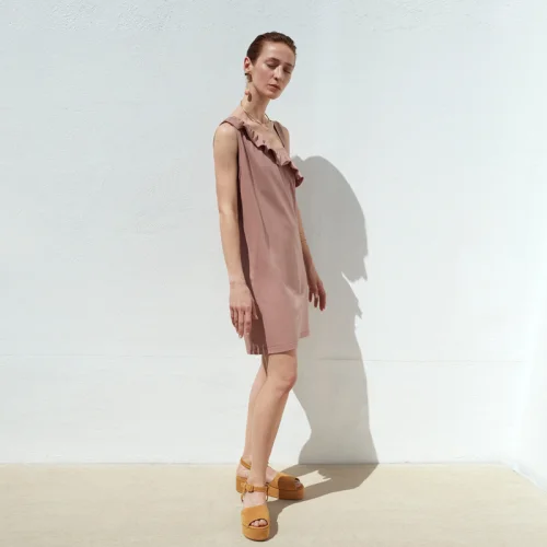 Sat-su-ma 	 - Organic Frill Dress