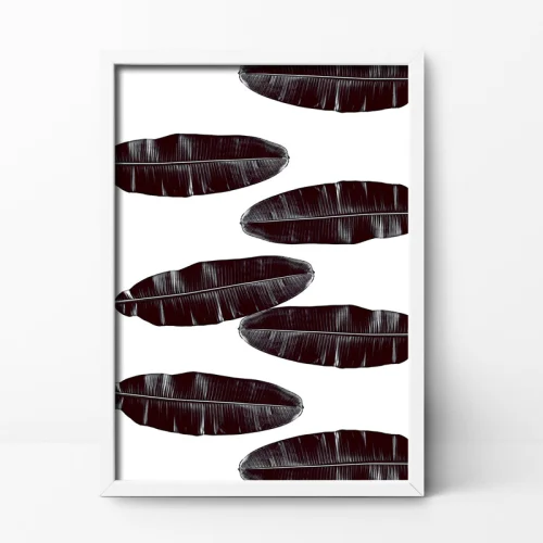 Action Zebra	 - Banana Party Art Print