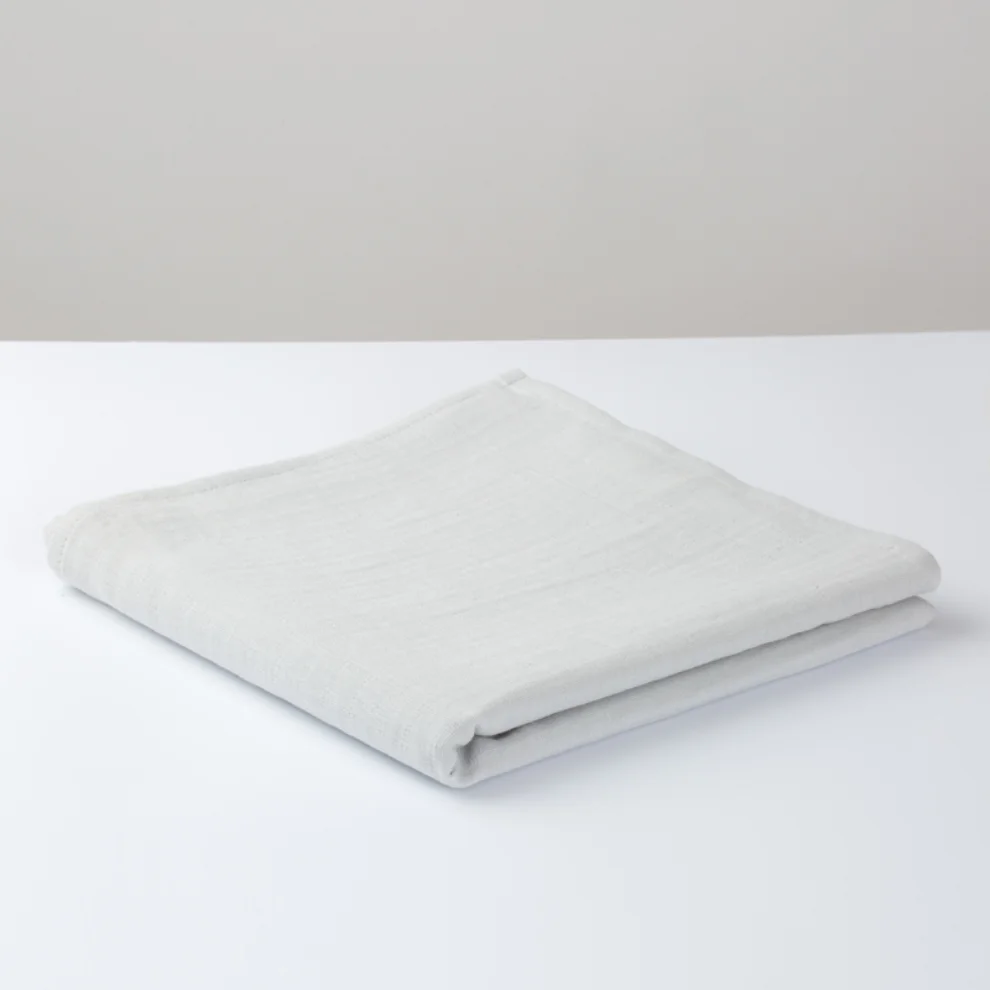 Deux Lapins - Cotton Grey Throw