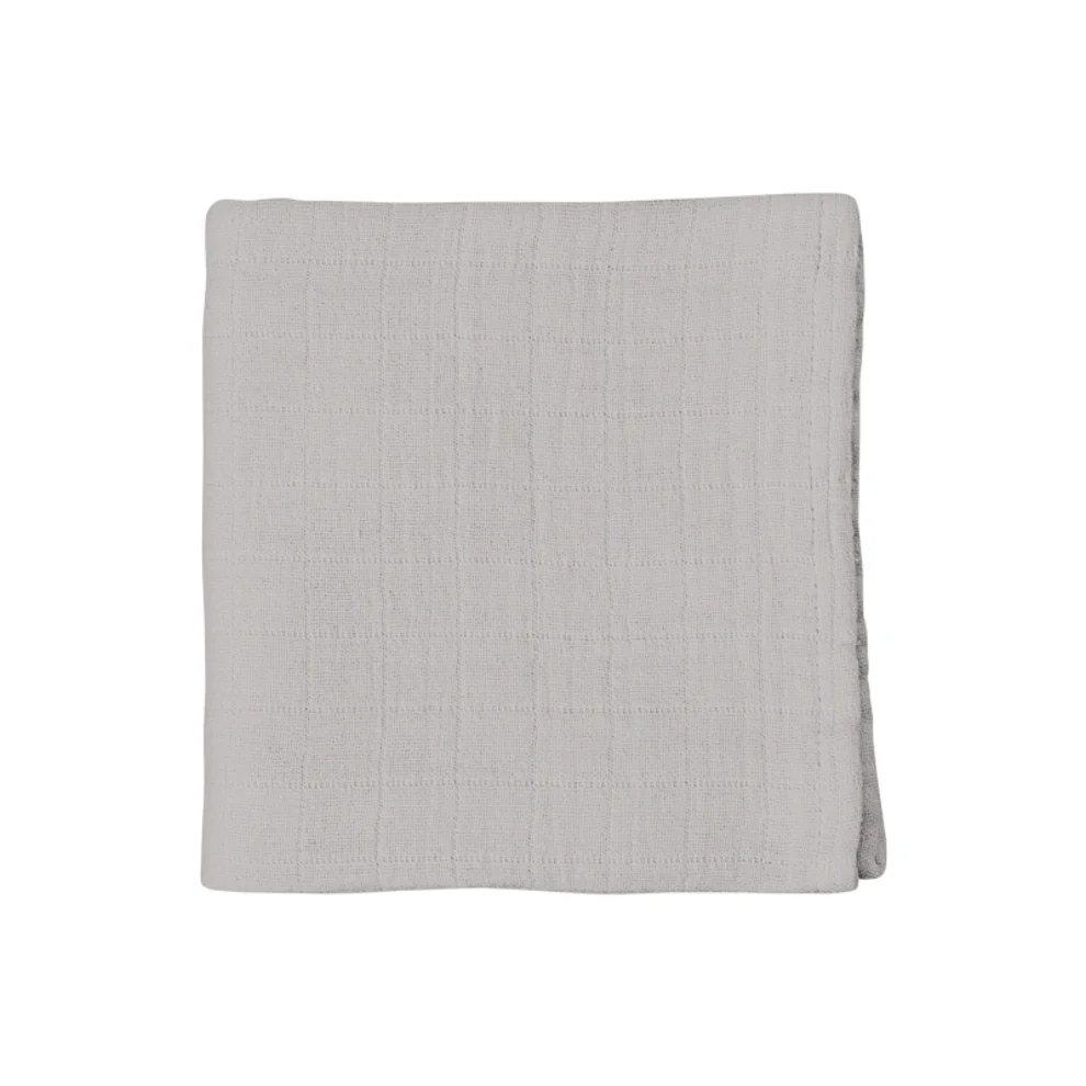 Deux Lapins - Cotton Grey Throw