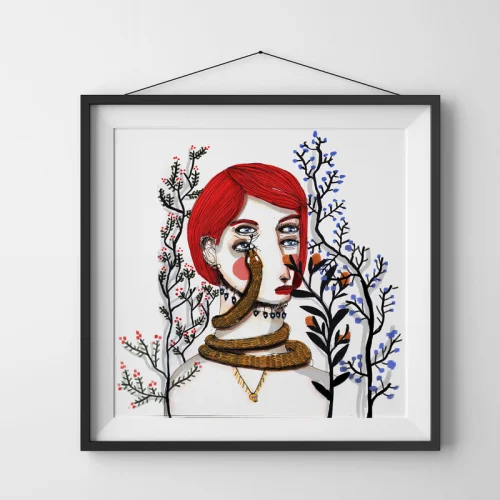 Serkan Akyol - Bu Havada Gidilmez Art Print