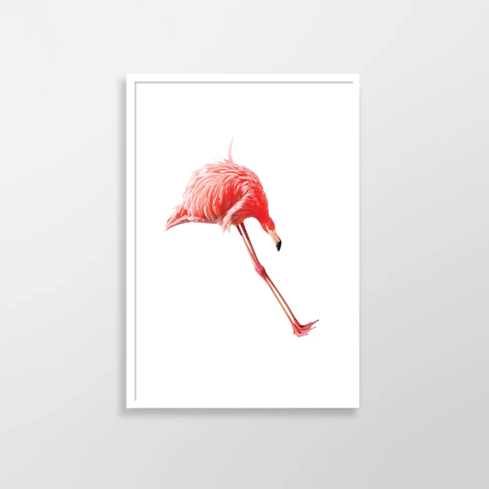 Action Zebra	 - Jump Flamingo Poster