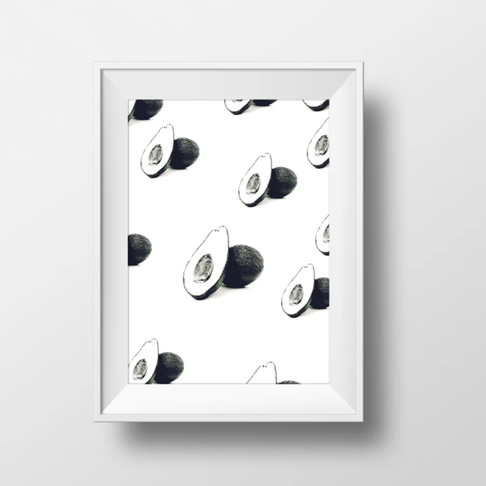 Action Zebra	 - Avocado II Poster