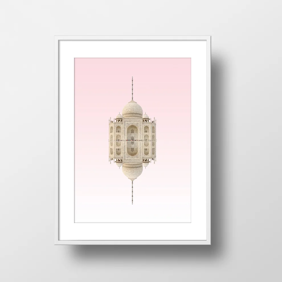 Action Zebra	 - Taj Mahal Art Print