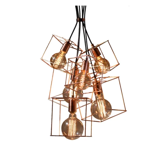 Bakır İstanbul - Sharp Edge Copper Pendant