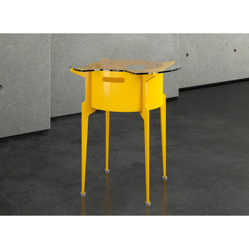 ADG Skep Sehpa Sarı hipicon