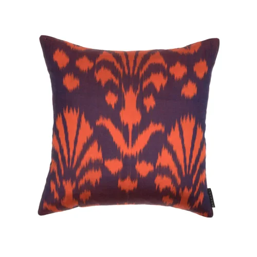 Mekhann - Ikat VIII Silk Pillow Case