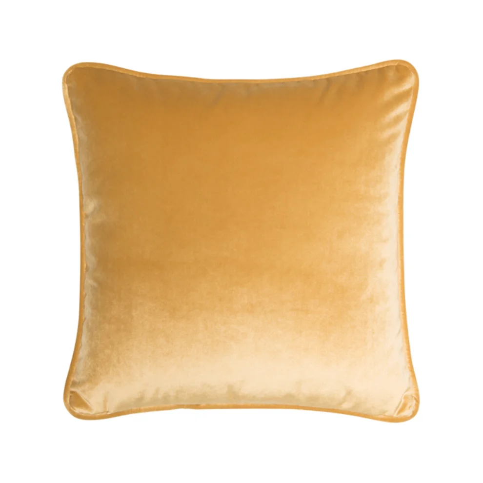 Alpaq Studio - Velvet Cushion With Snake Applique Detail