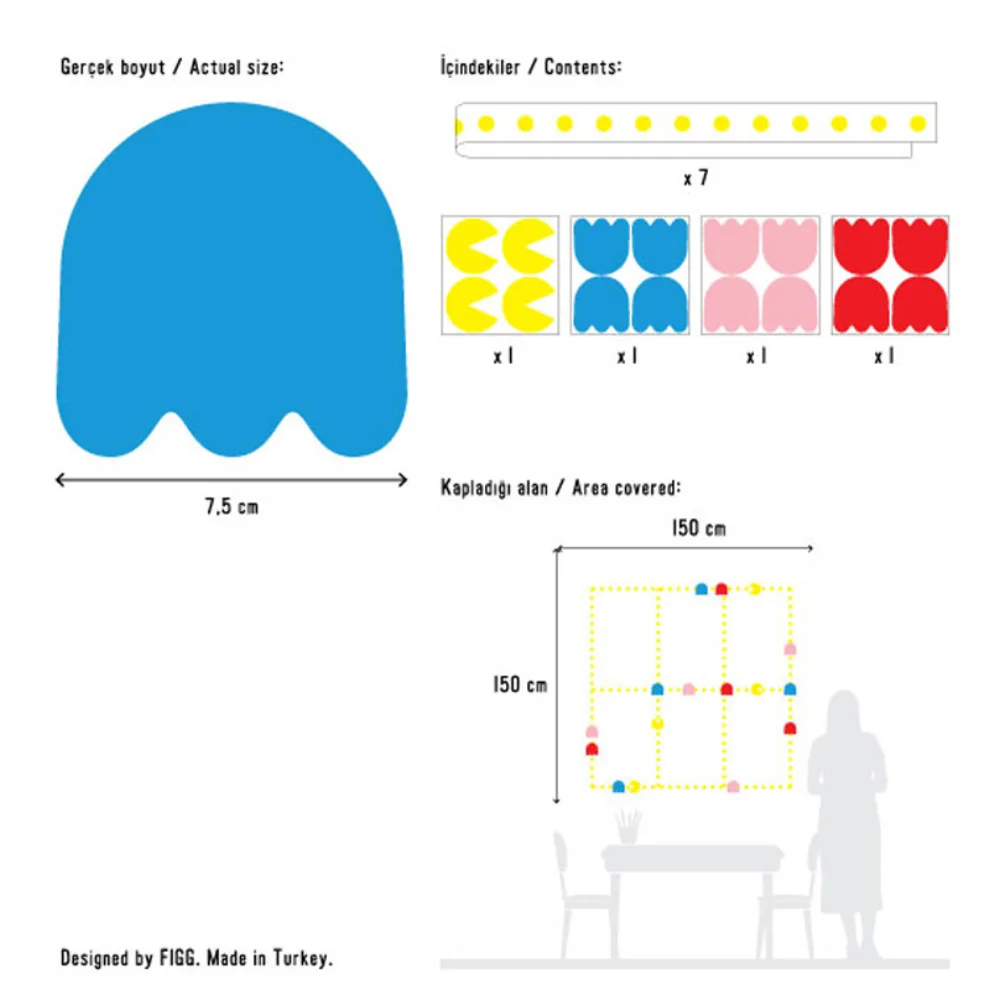 Figg - Pacman Wall Sticker