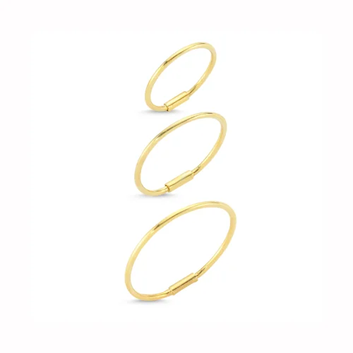 Zeyy Jewelry & Diamond	 - Hola Hoop Earring