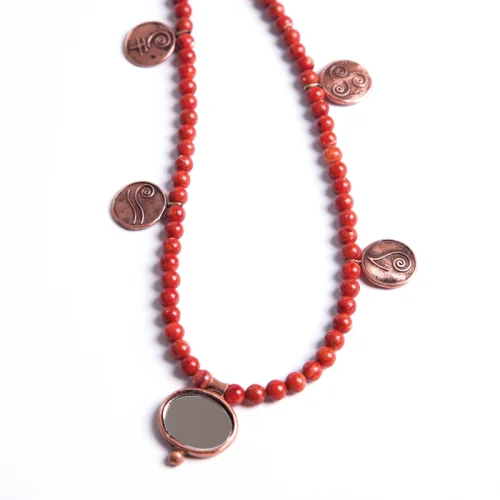 Mesele - Colorful Besibiryerde - Coral Gemstone (Luck)