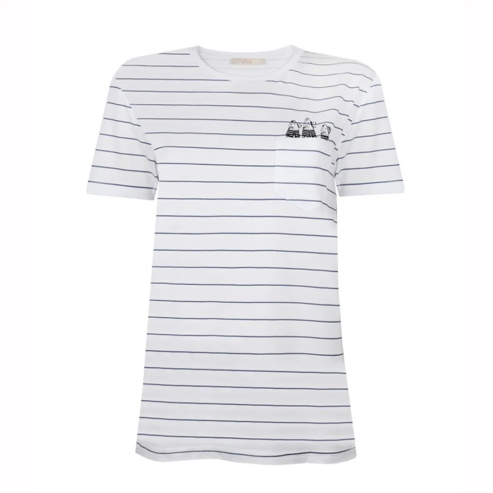 Pia Brand - Stripy Fish T-Shirt