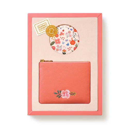 Leather & Paper - Purse and Pocket Mirror Set