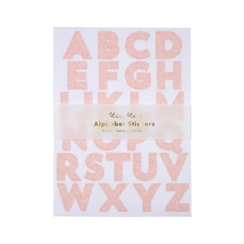 Meri Meri - Glitter Alphabet Stickers