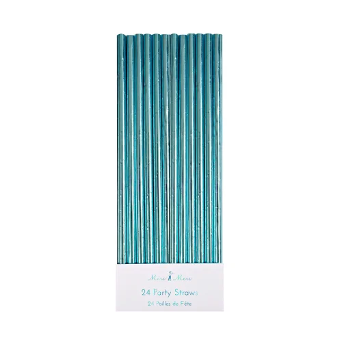 Meri Meri - Foil Straws S/24