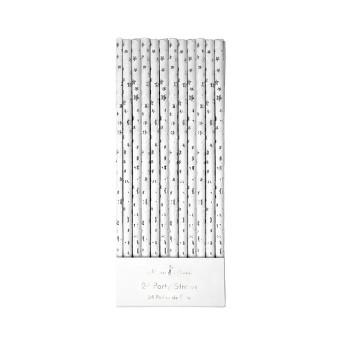 Meri Meri - Foil Stars Straws