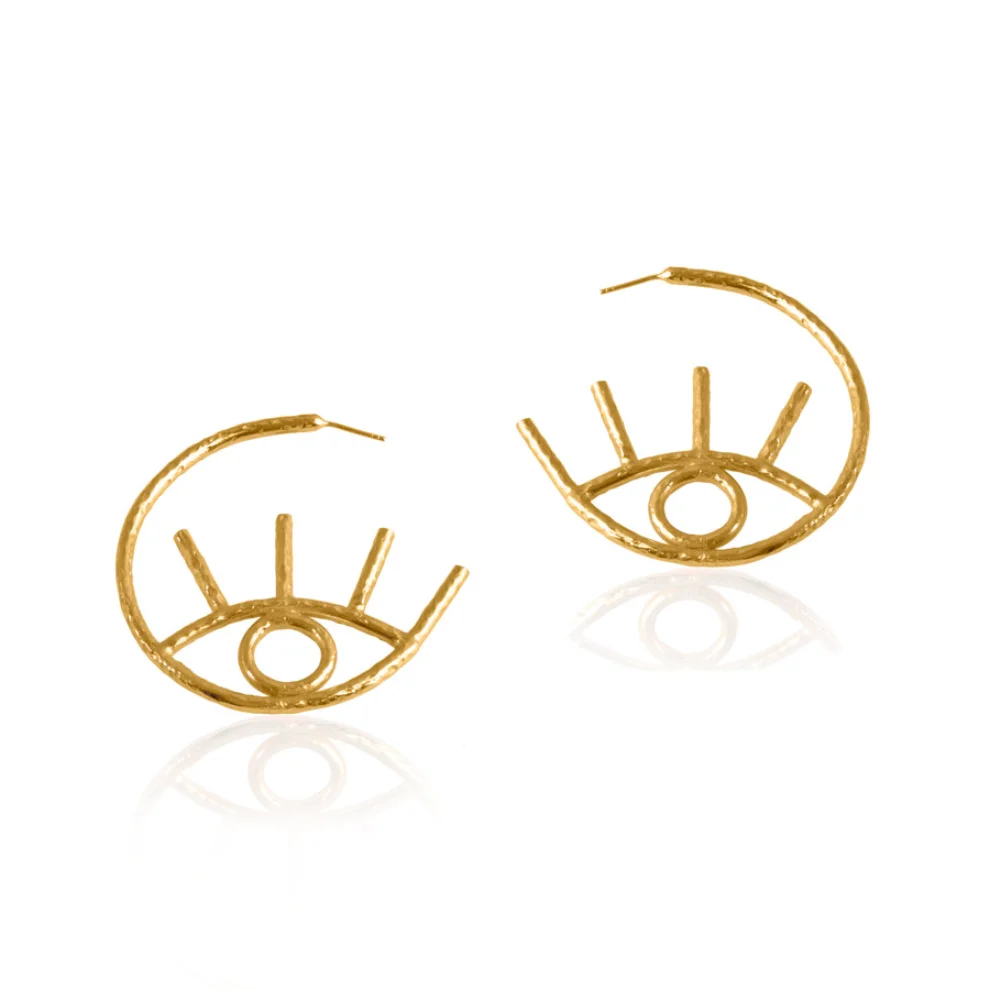 Besign - Big Eye Round Earrings