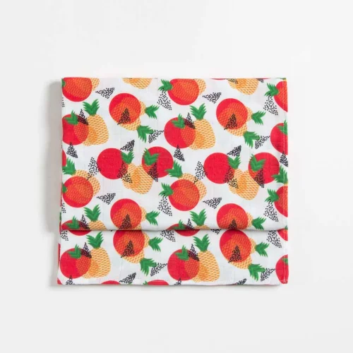 Baby Fou - Pineapples Muslin Throw