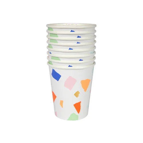 Meri Meri - Bright Terrazzo Paper Cup