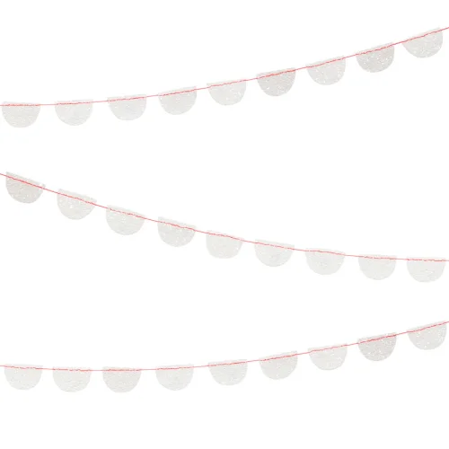 Meri Meri - Mini Glitter Scallop Garland