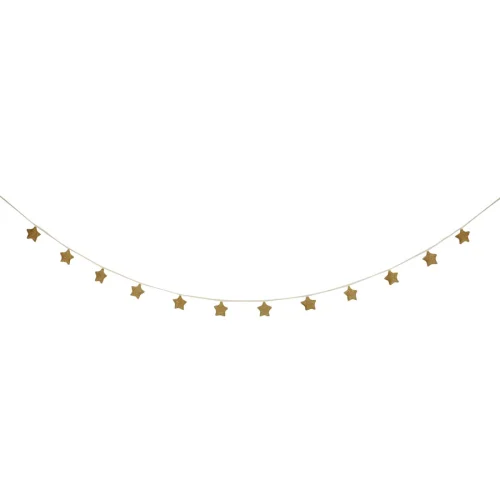 Meri Meri - Gold Knitted Star Garland