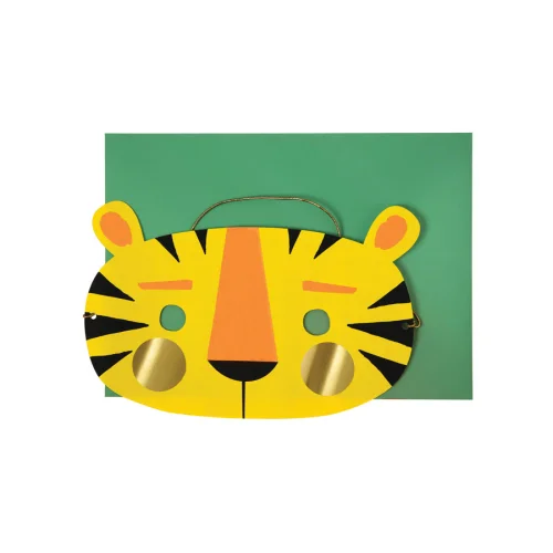 Meri Meri - Tiger Mask Greeting Card