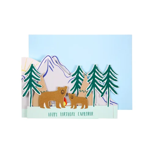 Meri Meri - Happy Birthday Explorer Card