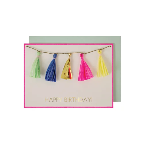 Meri Meri - Tassels Greeting Card