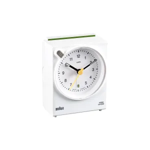Classic Analog Quartz Alarm Clock Black