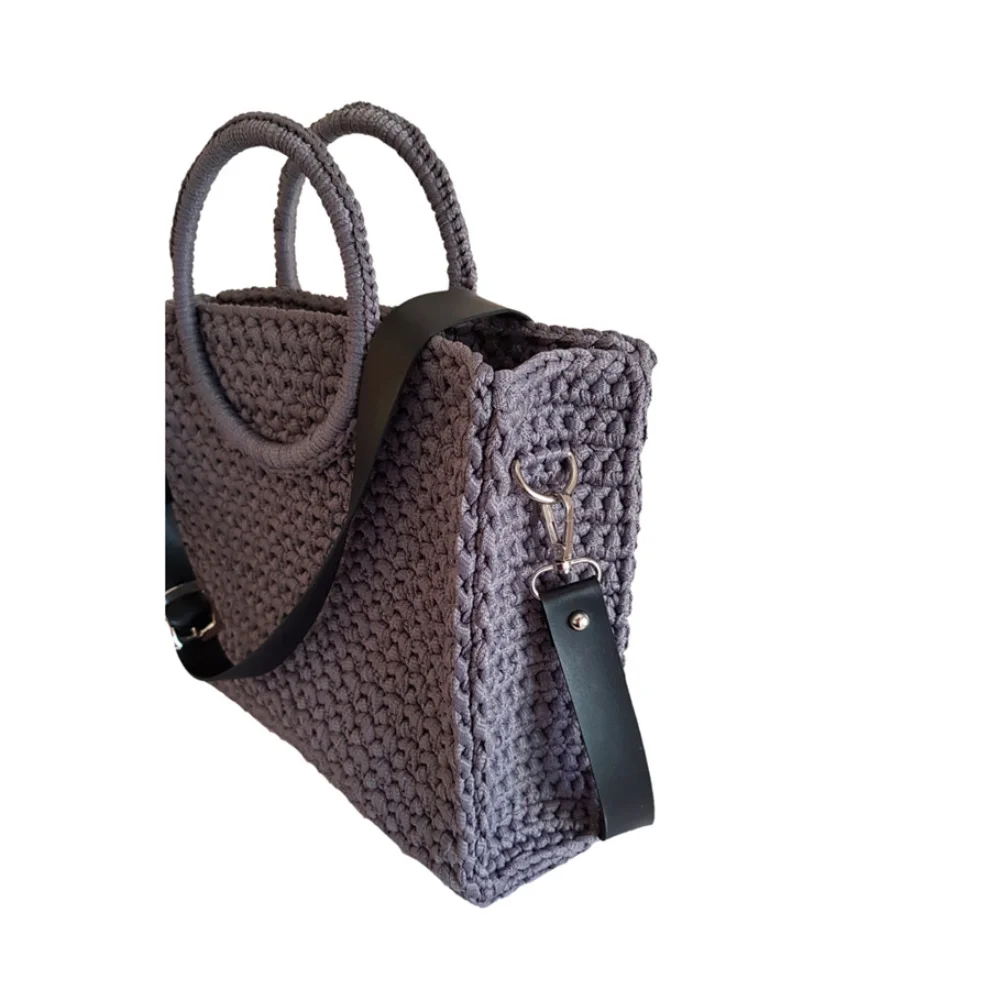 Mien İstanbul - Knitted Round Handle Bag 