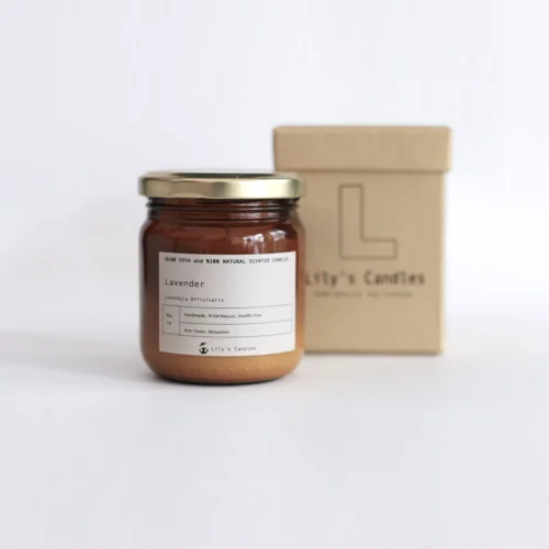 Lily's Candles  - Lavender Natural Candle