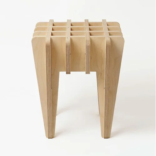 Tufetto - Teeth Wooden Stool