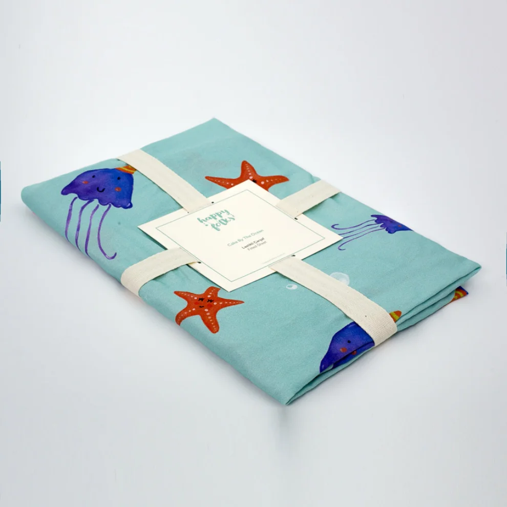 Happy Folks - Jelly Fish Fitted Sheet