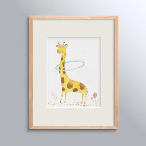 Miss Giraffe Poster