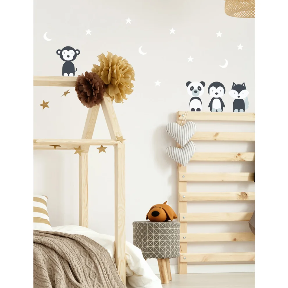 Baluna - Boho Stars Wall Sticker Set - II