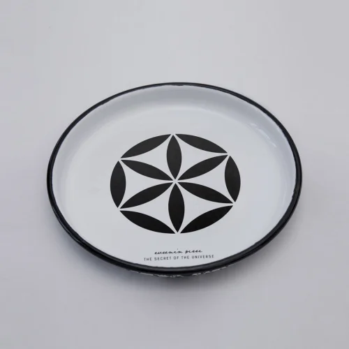 Mesele - The Flower Of Life Enamel Tray - (The Secret Of The Universe)