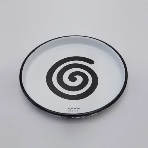 Mesele - Spiral Enamel Tray - (Change And Growth)