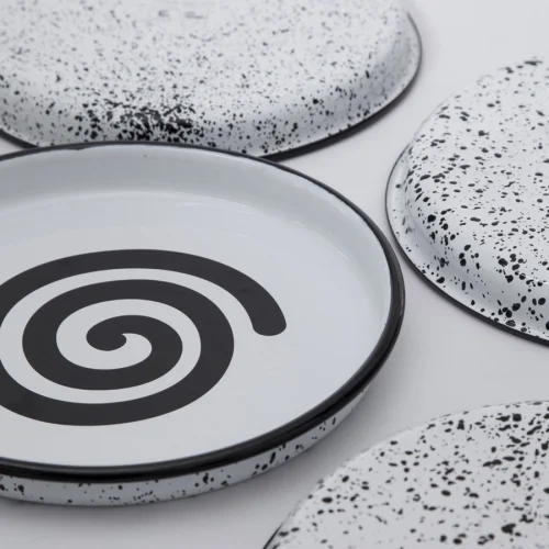 Mesele - Spiral Enamel Tray - (Change And Growth)