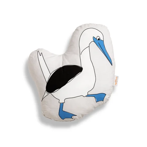 Crocodily - Blue FB Pillow