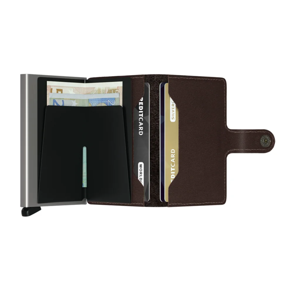 Secrid - Miniwallet Original Dark Brown Cüzdan