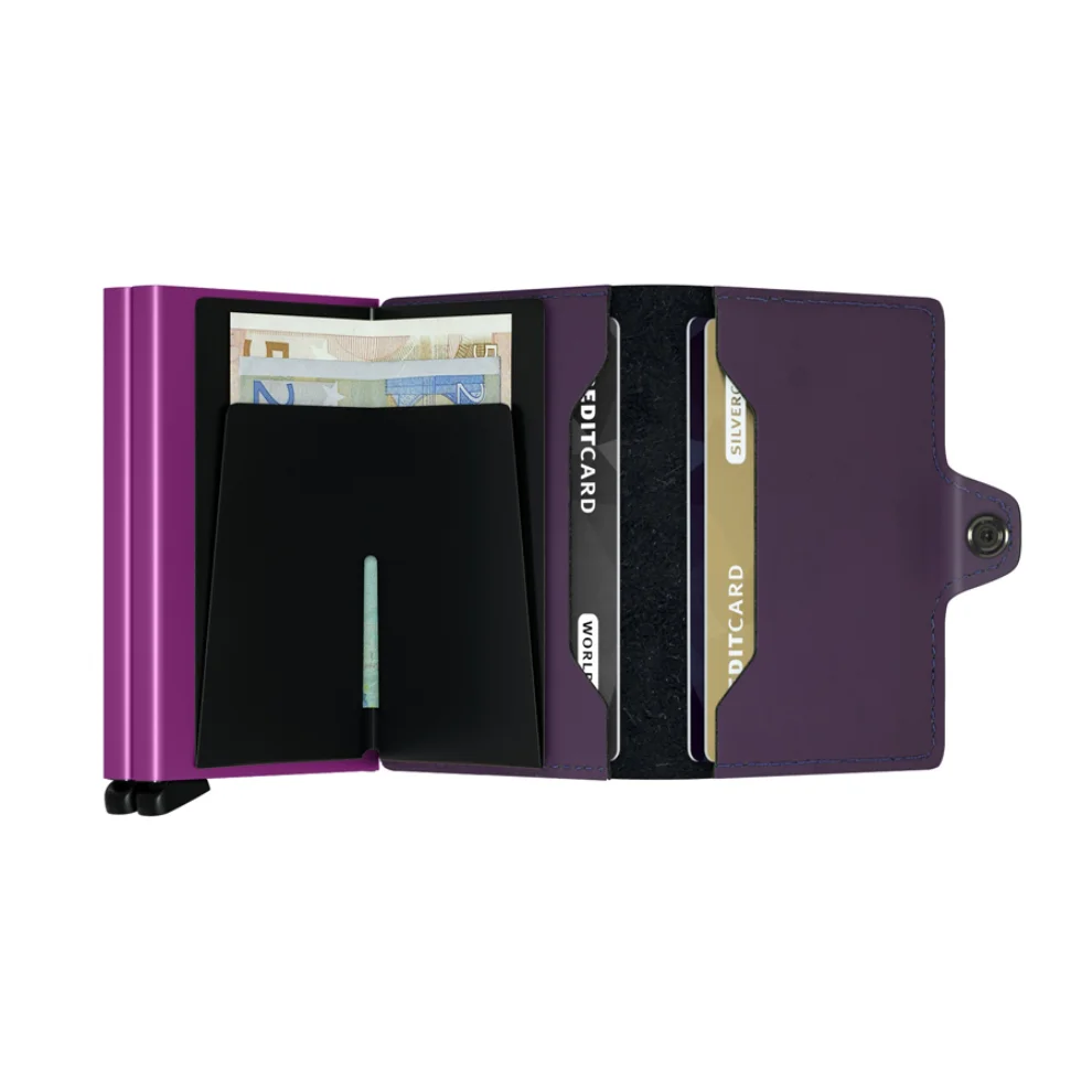 Secrid - Twinwallet Matte Purple Cüzdan