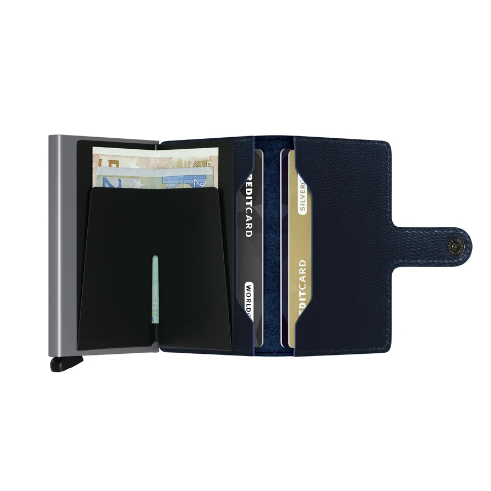 Secrid - Miniwallet Rango Blue Titanium Cüzdan